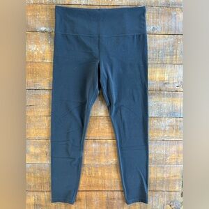 Athleta Elation High Rise 7/8 Black Leggings Large Tall